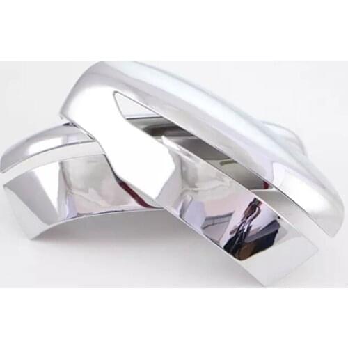 For Nissan Murano 2015 2016 2pcs Chrome Car Exterior Side Mirror Protectors Rearview Mirror Cover Trim