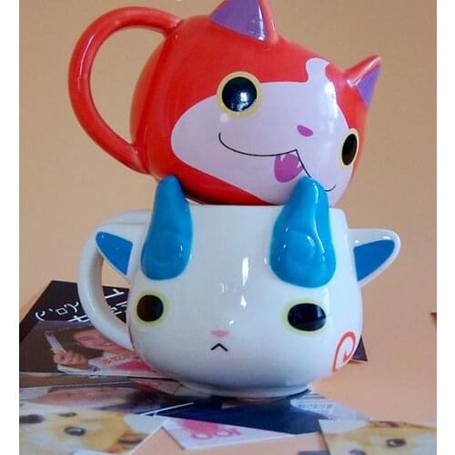 200ml lovely Yokai watch Cartoon star kitchen cup toy 7.5*11.5cm Japanese Yo-kai watch 3 souvenir toy d21