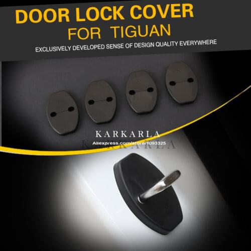 4PCS For Audi A1 A3 A4L A5 A6 A7 Q3 Q5 Q7 Cayman 911 Boxster Volkswagen VW LAVIDA POLO Golf 7 door lock buckle
