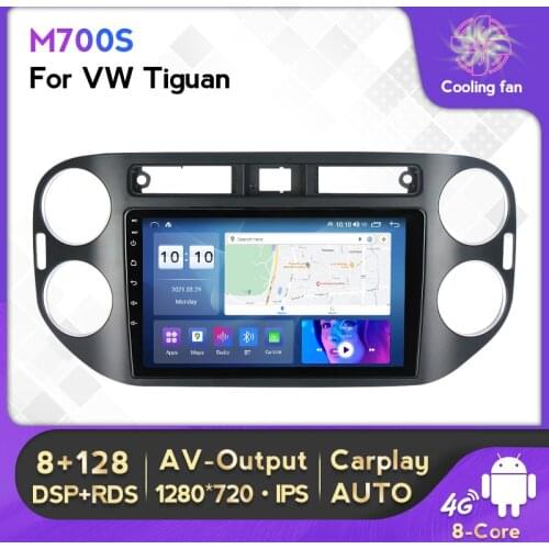 6G+128G Android 11 RDS DSP IPS Car DVD Player Car Audio Car Media Car Multimedia Player For VW Tiguan Multimedia Video Player
