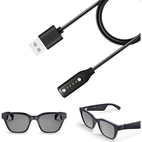 Smart Glasses Charger Adapter Charging Cable Cord Wire for Bose Frames Alto S M L Rondo Soprano Tenor Magnetic Portable Adapter