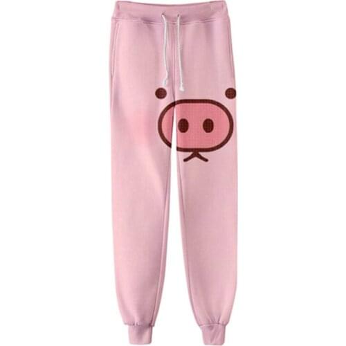 Cute Pig 3d printed Pants women men Hip Hop kawaii Pig Trousers Fashion harajuku High Quality Cartoon Lucky Pig Sweatpants