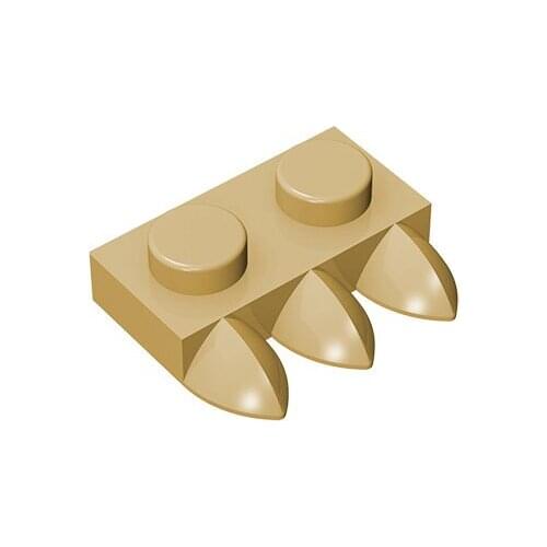 BuildMOC Compatible Assembles Particles 15208 2x1 For Building Blocks Parts DIY LOGO Educational Tech Parts Toys