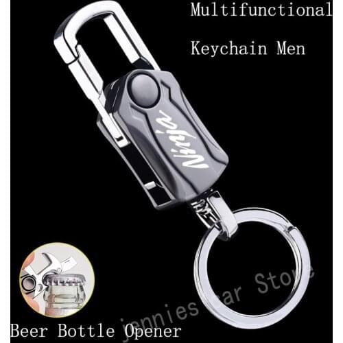 For Kawasaki Ninja 250 205r zx6r 1000sx 300 400 650 motorcycle Accessories Carabiner Keychain Metal Multifunction Keyring