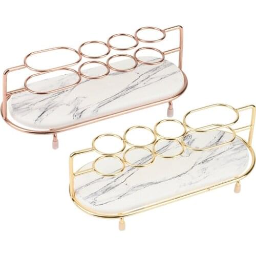 Eectric Toothbrush Holder Light Luxury Bathroom Shelf Washing Table Diatom Mud Absorbent Pad Storage Rack