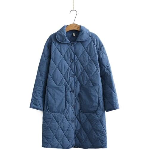 Hooded Jacket Shirt Big Pocket Outerwear Female Thick Cotton Coat Winter Plus Size Womens Korean Casual Long Thin Loose Parka