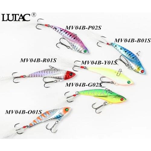 LUTAC vibrating fishing bait metal lure artificial lure metal vib sinking lure vib fishing gears