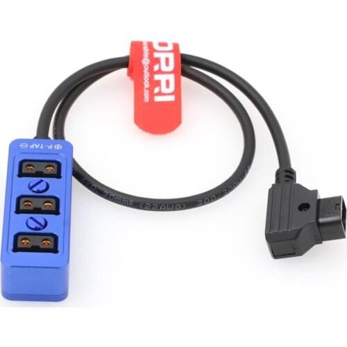 3 port -P-tap to Dtap Metal Power Distribution Box With 1/4" thread for camera accessories