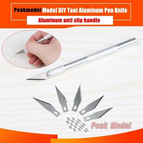 Model DIY Tool Model Pen Knife Hook Knife Aluminum Alloy Material Engraving Tool Tool Knife Paper Cutting Knife