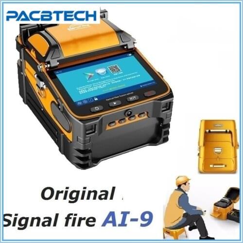 Original AI-9 Signal Fire Automatic SM&MM Multi-Language FTTH Fiber Optic Splicing Machine Optical Fiber Fusion Splicer