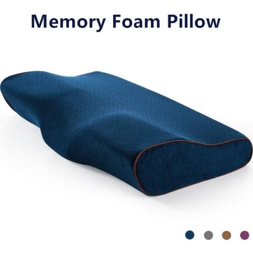 Orthopedic neck pillow Memory Foam Pillow For Sleep Cervical Pillows Contoured Orthopedic Memory Foam Pillow for Neck Pain