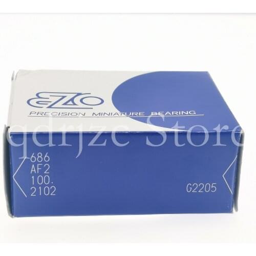 10 pcs) EZO open micro ball bearings 686 618/6 L-1360 AX6 UL613 UL60C 6mm X 13mm X 3.5mm