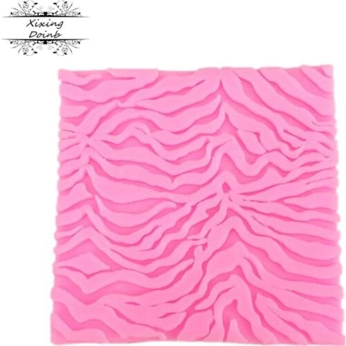 Zebra Pattern texture Silicone Molds Cake decorating Tools Cupcake Decorations Baking & Pastry Tool Fondant Lace Mat