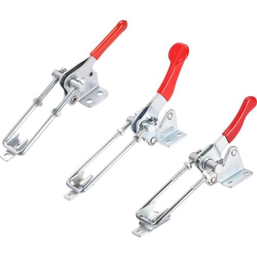 Uxcell 1Pcs Smoker Toggle Pull Latch U Bolt Vertical Quick Release Clamp for Cabinet Door Box Home Office Restaurant etc