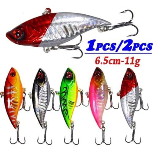 VIB Fish Fishing Lures Bass Carp Lure Bait Artificial Hard Fishing Lures Freshwater Lures Fishing Tackle 11g-6.5cm