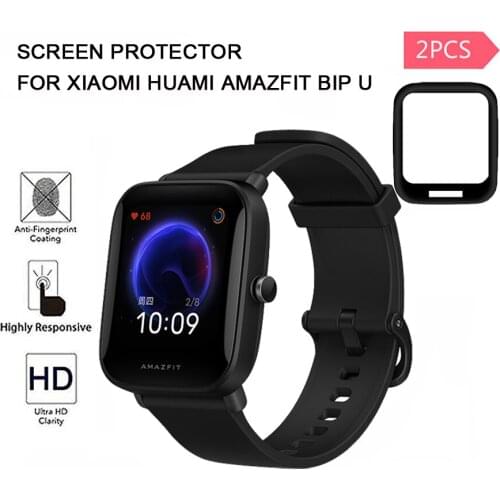 Protective Film for Amazfit Bip U Smart Watch Full Coverage Protection Screen Protector for Xiaomi Huami Amazfit GTS/GTS 2/POP