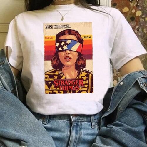 Stranger Things 3 women t shirt Funny femme Eleven tshirt fashion ulzzang short sleeve Movie female harajuku t-shirt Oversized