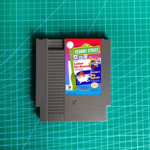 Sesame Game Street A B C - 72 pins 8bit game cartridge