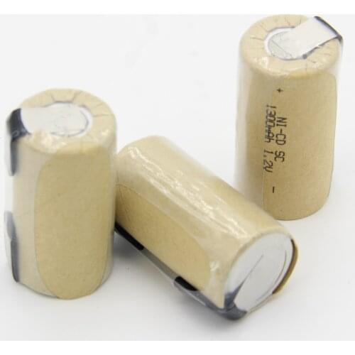 SUB C battery nicd 1300mah SC battery replacement for bosch for dewalt power tools akkus battery pack real capacity