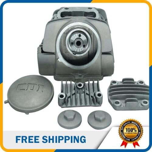 Motorcycle Parts Accessories 125cc Air-cooled Cylinder Head With 5 Caps For Zongshen Yinxiang Horizontal 125cc Engine