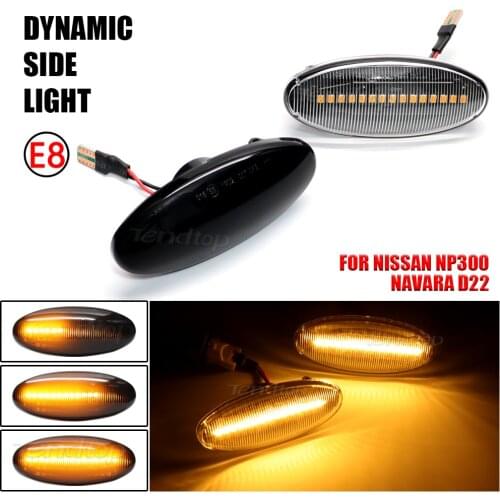 Car Side Marker Lamp Indicator Repeater Light For Nissan Navara D22 NP300 98-05 Datsun Frontier Fiera PickUp Terrano Skystar