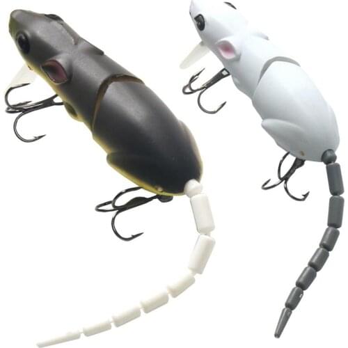 Bionic Hard Bait Lifelike Mouse Fishing Lure Fake Fishing Bait Artificial Mouse Topwater