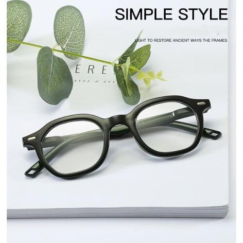 CLARA VIDA 2paires!!! Retro Ultralight Frame for Women Men Unisex Black Frame Reading Glasses +1.0 +1.5 +2.0 To +4.0