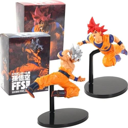 18-19cm Dragon Ball Z DBZ Anime Super Saiyan Son Goku Migatte no Gokui Ultra Instinct Action FIgure Cartoon Model Toys Kids Gift