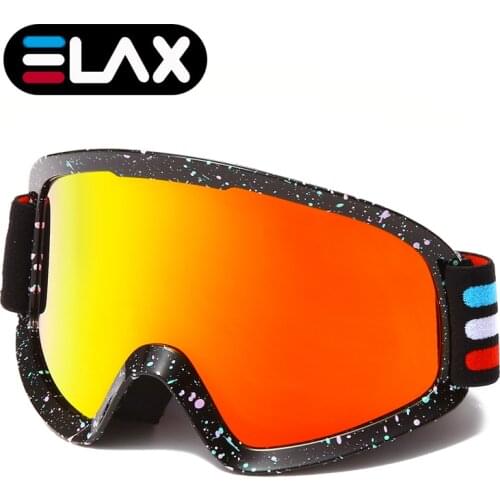 ELAX Brand New Double Layers Aniti-Fog Motocross Glasses Sport Racing Outdoor Motorcycle Goggles Men Moto Cross Sunglasses