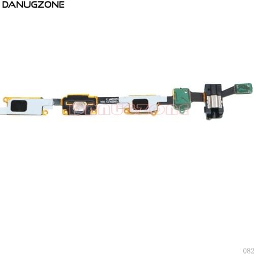 Home Button Return Key Sensor Earphone Audio Jack Flex Cable For Samsung Galaxy J7 J710 2016 J710F J7108