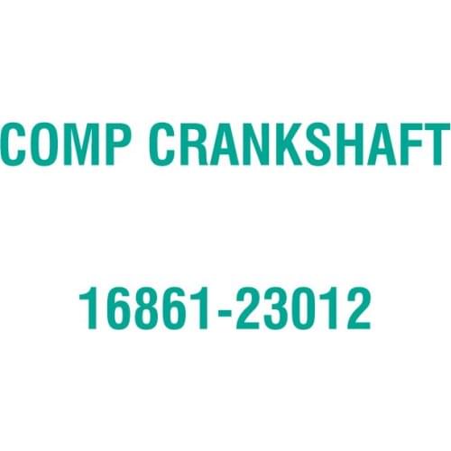 For Kubota 16861-23012 COMP CRANKSHAFT