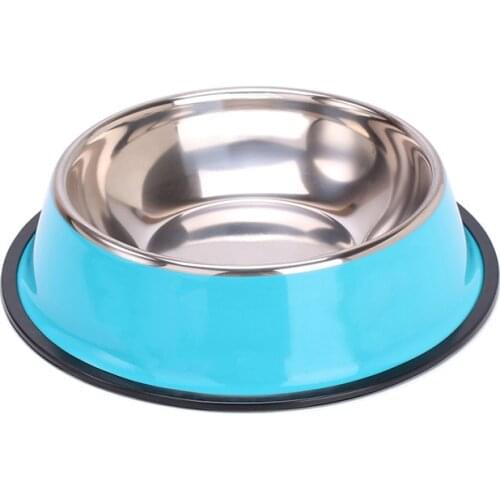 Stainless Steel Cat Bowl Pet Dog Bowl Water Bowl for Cat Anti-skid Cat Feeder Steel Large Dog Food Bowl Cats Supplies 5 Sizes