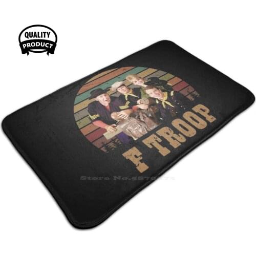 Troop Series Soft Foot Pad Room Goods Rug Carpet F Troop Troop Series Sitcom Comedy Fort Courage Wilton Army Civil Wars Indians