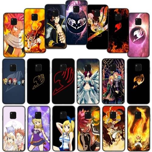 Anime Manga Fairy Tail Soft Cover Case for Huawei Mate 30 20 Lite Y6 Y7 Pro P Smart Z Plus