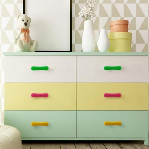 4 Pieces New Rubber Cartoon Childrens handles for cabinets doors drawers