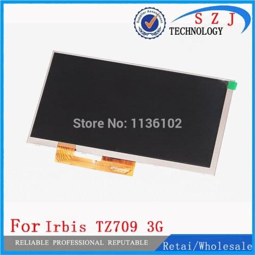 New 7'' inch LCD Display Matrix For Irbis TZ709 3G TABLET 30pins LCD Screen Lens Module replacement Free Shipping