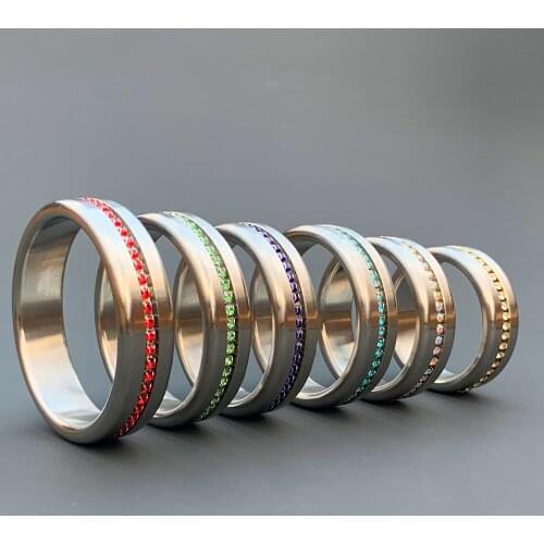 New Design Steel Cock Ring Time Delay Jewelry Cockring Metal Scrotum Penis Rings Sleeve Sex Toys For Men Penisring Cockrings Cbt