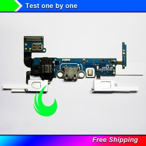 Original A5 2015 Micro USB Charging Port Headphone Jack Dock Connector Flex Cable For Samsung Galaxy A5 A5000 A500F Free Track