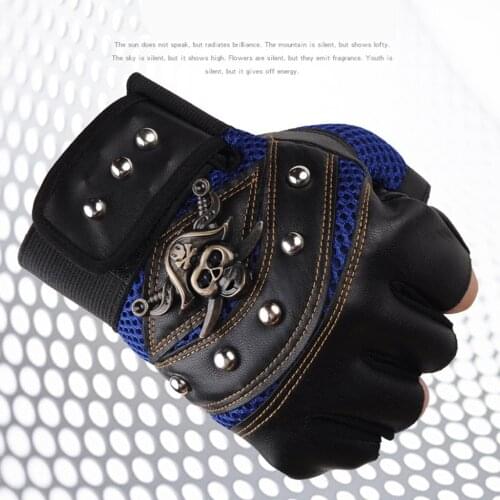 Women Men Outdoor Cycling Gloves Tightly Anti-slip Shock Absorption Wearable Mittens Breathable Fingerless Sports Glove Style