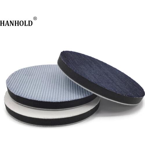 5 Inch Orange-peel Removal Car Polishing Pads for Car Polishing Buffing Pad with Jean Surface Foam Polishing Sealing Waxing Pads