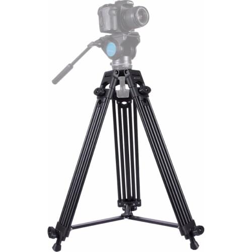 PULUZ Professional Heavy Duty Video Camcorder Aluminum Alloy Tripod for DSLR / SLR Camera, Adjustable Height: 62-150cm