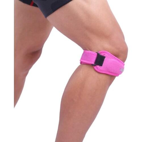 One Piece Adjustable Patella Knee Strap Brace Support Pad Pain Relief Band Stabilizer Outdoor Fitness Climbing Hiking Squats