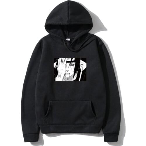 Hoodies Unisex Harajuku Japanese Anime Printed Mens Hoodie Male Streetwear Autumn WinterFashion Casual sweatshirt Coat