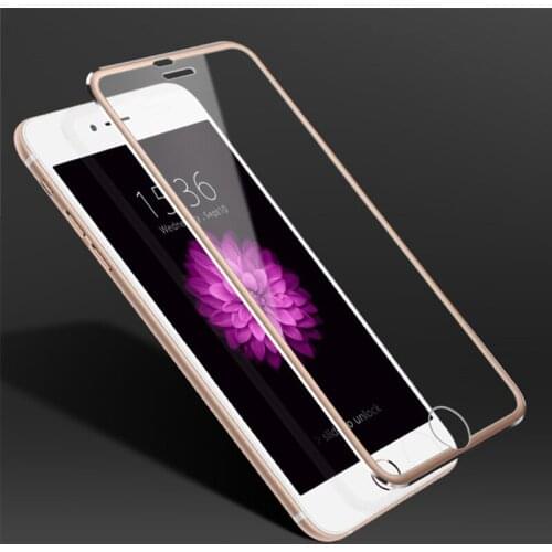 100pcs 10D Full Cover Alloy Frame Aluminum Edge Tempered Glass For iPhone 11 Pro Max6 7 8 Plus X XR XS MAX