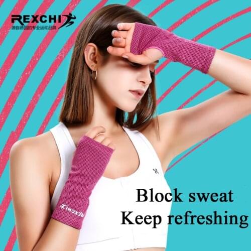 Sun Protection Gloves Wristbands Ice Silk Men and Women Cold Breathable Thin Non-slip Wrist Protectors