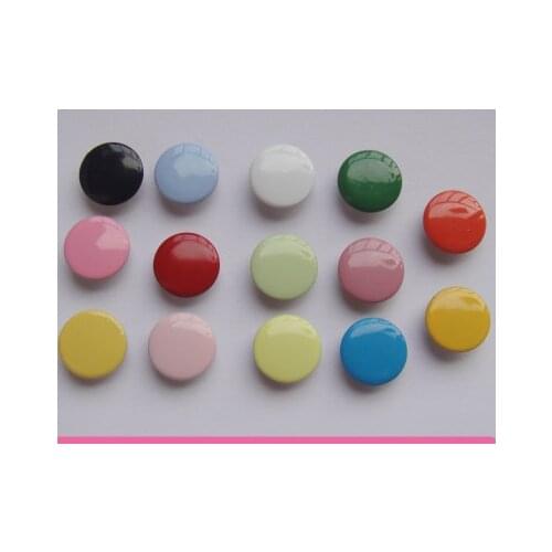 10mm cap snap buttons,colorful capped metal snap button for baby clothes