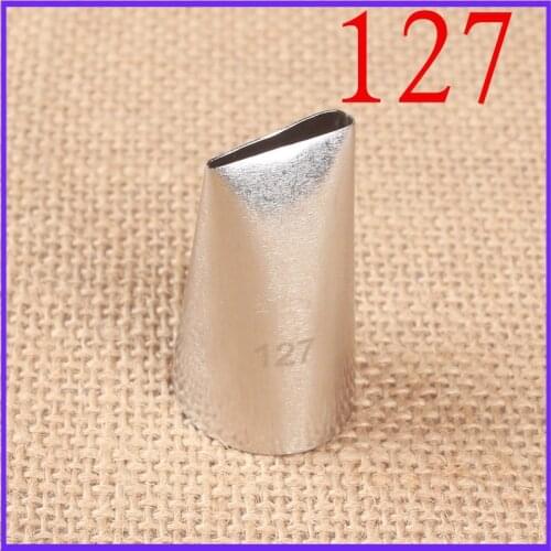 127# Rose Petals Cream Bean Paste Decorating Mouth 304 Stainless Steel Baking Cake DIY Tool Medium