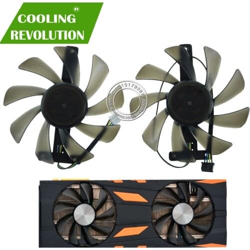 2PCS/SET CF9015H12S Graphics fan for Inno3D GeForce RTX 2070 RTX 2080 RTX 2080TI
