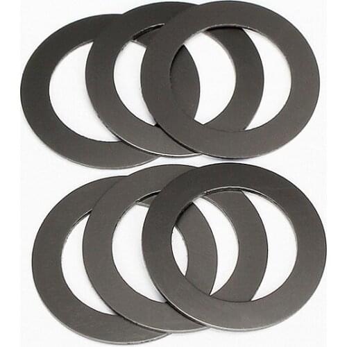 25pcs M5.6 nylon graphite washer flat washers plastic gasket ultra-thin gaskets high quality high temperature resistance black