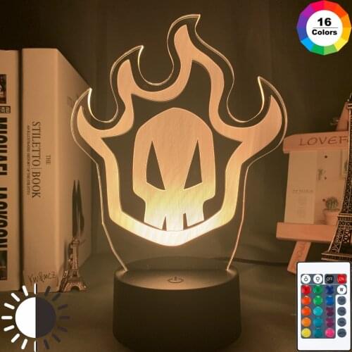 3d night Lamp Anime Bleach Light for Bedroom Decorative Nightlight Cool Birthday Gift Acrylic Led Night Light Bleach
